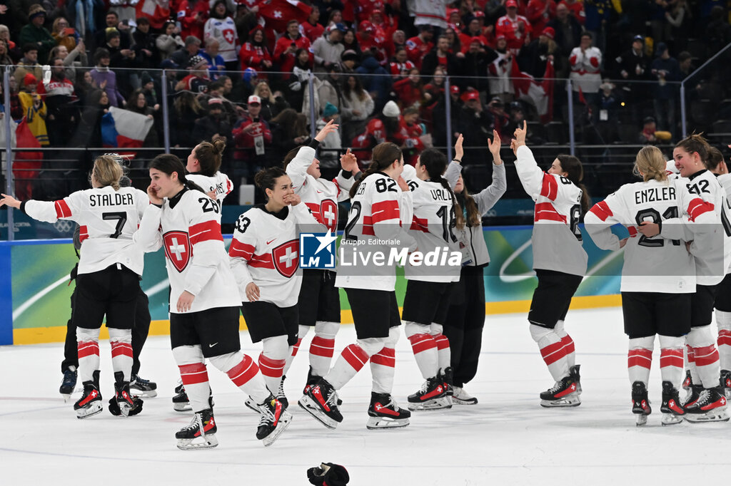 Women's Ice Hockey - Bronze Medal - Switzerland vs Sweden - OLYMPIC WINTER GAMES MILANO-CORTINA 2026 - OLYMPIC GAMES