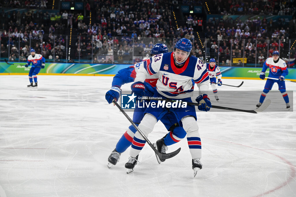 Ice Hockey - USA vs Slovakia - OLYMPIC WINTER GAMES MILANO-CORTINA 2026 - OLYMPIC GAMES