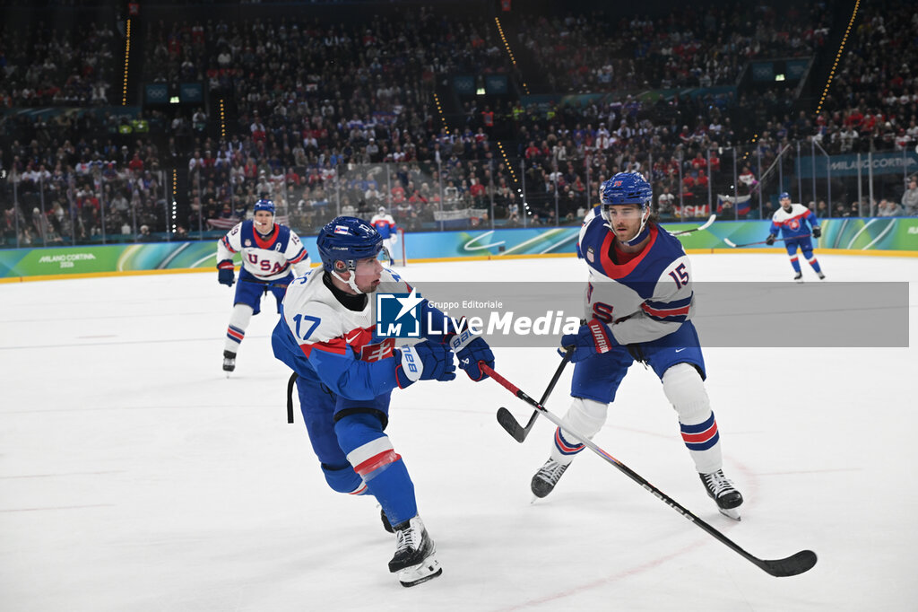Ice Hockey - USA vs Slovakia - OLYMPIC WINTER GAMES MILANO-CORTINA 2026 - OLYMPIC GAMES