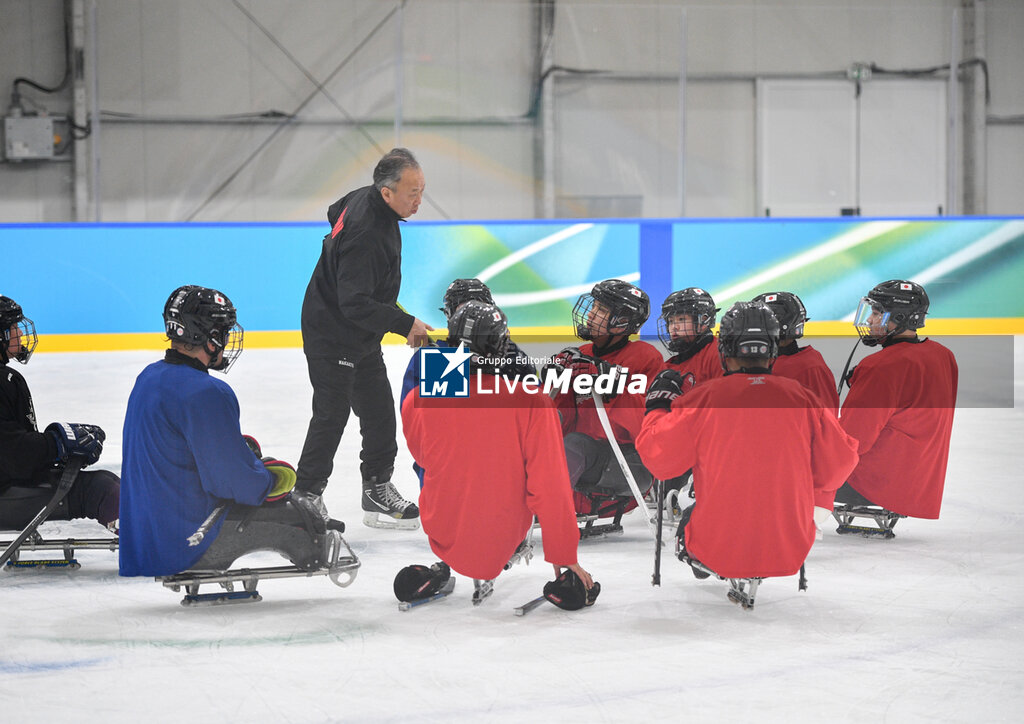Paralympic WINTER GAMES MILANO-CORTINA 2026 - Para ice hockey Practise - OLYMPIC WINTER GAMES MILANO-CORTINA 2026 - OLYMPIC GAMES