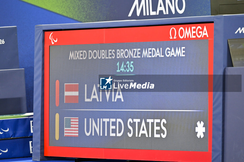 Wheelchair Curling Mixed Doubles Bronze Medal Game - Latvia vs United States (USA) - OLYMPIC WINTER GAMES MILANO-CORTINA 2026 - OLYMPIC GAMES