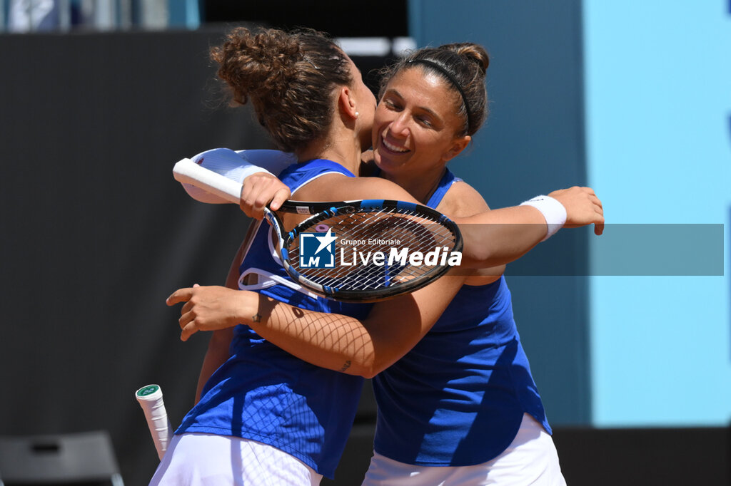 BJK Cup Qualifiers - Italy vs Japan - INTERNATIONALS - TENNIS