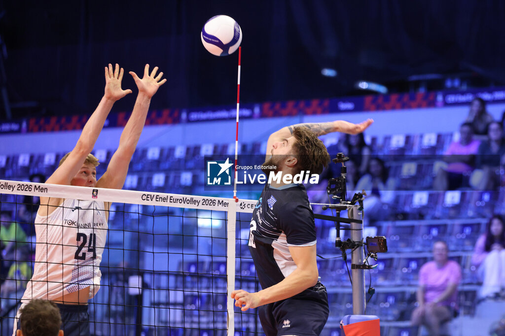 Finland vs Greece - CEV EUROVOLLEY MEN - VOLLEYBALL