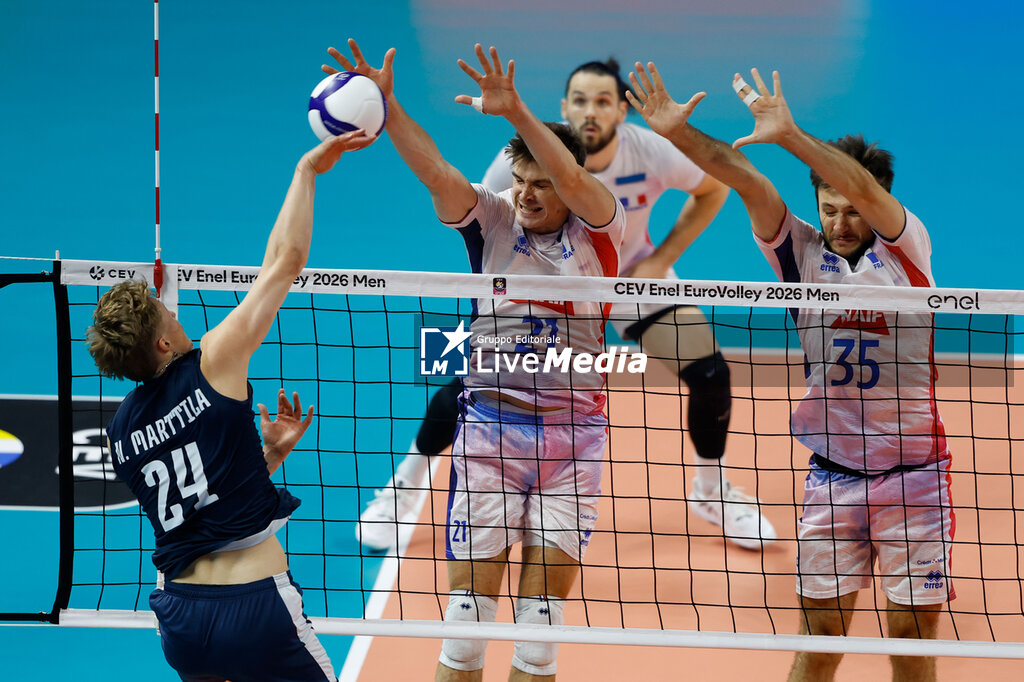 Finland vs France - CEV EUROVOLLEY MEN - VOLLEYBALL