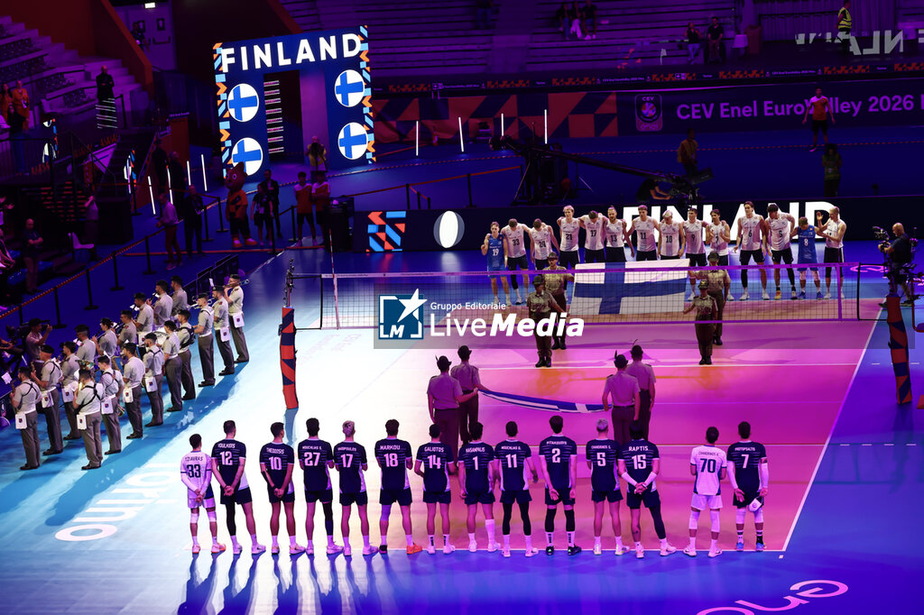 Finland vs Greece - CEV EUROVOLLEY MEN - VOLLEYBALL