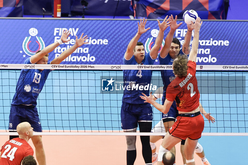 Belgium vs Slovenia - CEV EUROVOLLEY MEN - VOLLEYBALL