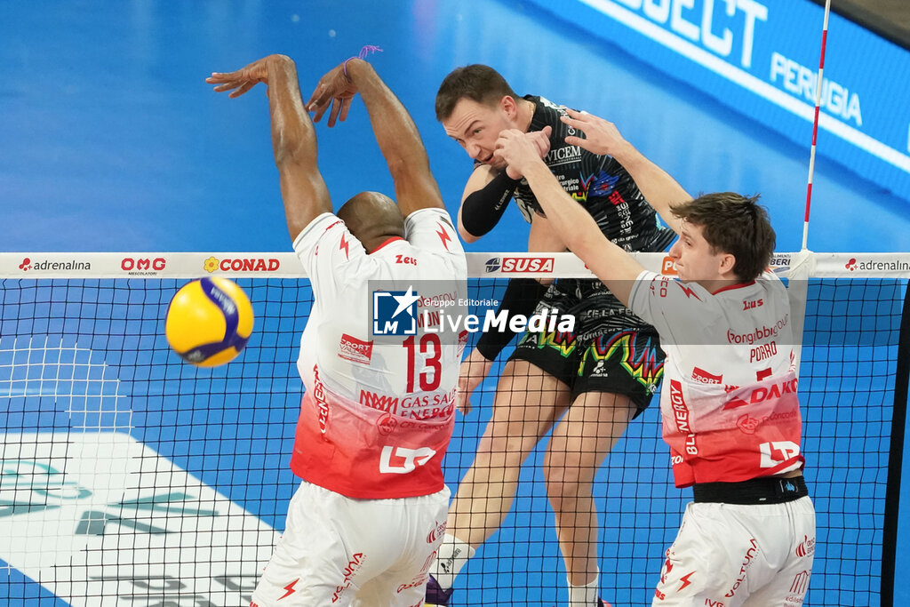 Playoff Scudetto - Sir Susa Scai Perugia vs Gas Sales Bluenergy Piacenza - SUPERLEAGUE SERIE A - VOLLEYBALL