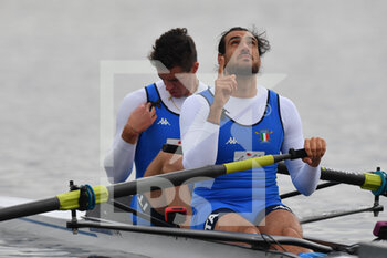 2021-04-09 - Matteo Lodo, Giuseppe Vicino (Italy) Men's Pair - CAMPIONATI EUROPEI CANOTTAGGIO 2021 - ROWING - OTHER SPORTS
