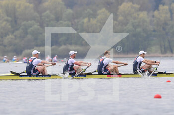 2021-04-10 - Oliver Cook, Matthew Rossiter, Rory Gibbs, Sholto Carnegie (GBR), Men's Four - CAMPIONATI EUROPEI CANOTTAGGIO 2021 - ROWING - OTHER SPORTS