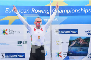 2021-04-11 - GALAMBOS Peter (HUN), gold medal, Lightweight Men's Single Sculls - CAMPIONATI EUROPEI CANOTTAGGIO 2021 - ROWING - OTHER SPORTS