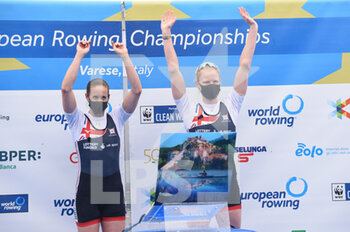 2021-04-11 - GLOVER Helen, Polly Swann (GBR) gold medal, Women's Pair - CAMPIONATI EUROPEI CANOTTAGGIO 2021 - ROWING - OTHER SPORTS