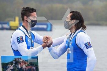2021-04-11 - Matteo Lodo, Giuseppe Vicino (Italy) Men's Pair, 2 th classified - CAMPIONATI EUROPEI CANOTTAGGIO 2021 - ROWING - OTHER SPORTS