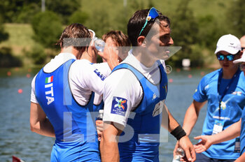 2021-04-29 - European Rowing Championship 2019, Lucerne (SUI) : Filippo Mondelli, (Italy) MEN'S QUADRUPLE SCULLS, silver medal - FILIPPO MONDELLI - ROWING - OTHER SPORTS