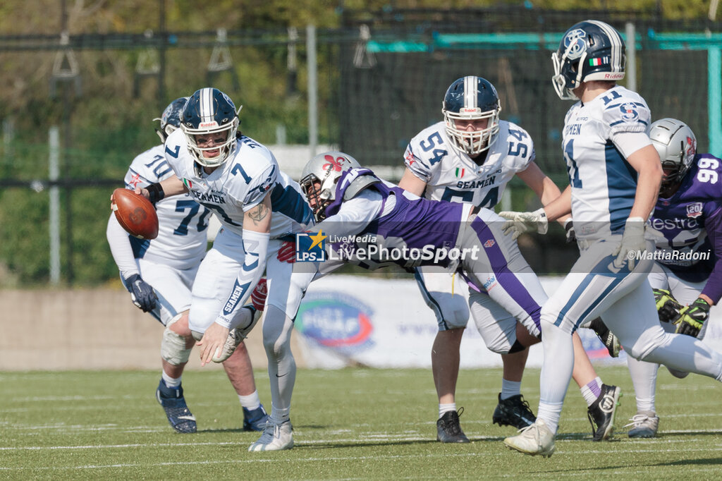 Prima Divisione - Estra Guelfi Firenze vs Cisalfa Seamen Milano - AMERICAN FOOTBALL - OTHER SPORTS