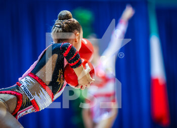 2020-10-10 - Santandrea Martina of Italy Group during the Serie A 2020 round 3° at the PalaBancoDesio, Desio, Italy on October 11, 2020 - Photo Fabrizio Carabelli - GINNASTICA RITMICA - CAMPIONATO NAZIONALE SERIE A - GYMNASTICS - OTHER SPORTS