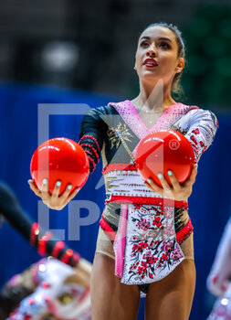 2020-10-10 - Maurelli Alessia of Italy Group during the Serie A 2020 round 3° at the PalaBancoDesio, Desio, Italy on October 11, 2020 - Photo Fabrizio Carabelli - GINNASTICA RITMICA - CAMPIONATO NAZIONALE SERIE A - GYMNASTICS - OTHER SPORTS