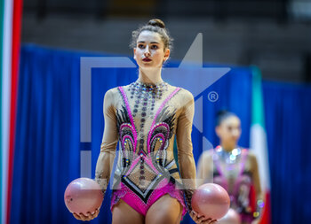 2020-10-10 - Paris Laura of Italy Group during the Serie A 2020 round 3° at the PalaBancoDesio, Desio, Italy on October 11, 2020 - Photo Fabrizio Carabelli - GINNASTICA RITMICA - CAMPIONATO NAZIONALE SERIE A - GYMNASTICS - OTHER SPORTS