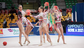 2021-03-06 - italian team rhythmic gymnastics: Maurelli, Mogueran, Sant'Andrea, Torretti, Duranti - GINNASTICA RITMICA - SERIE A - 2° TAPPA - GYMNASTICS - OTHER SPORTS