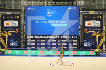 2021-04-24 - Milena Baldassarri (Ginnastica Fabriano) - Ribbon - FINAL SIX 2021 GINNASTICA RITMICA - GYMNASTICS - OTHER SPORTS