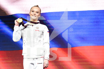 2021-04-24 - Angelina Melnikova (RUSSIA) gold medal on uneven bars - GINNASTICA ARTISTICA - EUROPEI - FINALE ATTREZZI - GYMNASTICS - OTHER SPORTS