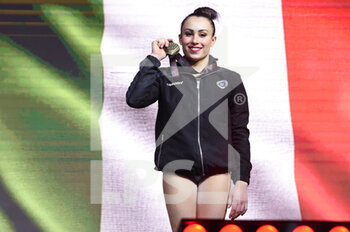 2021-04-25 - Vanessa Ferrari (Italy) bronze medal on floor - GINNASTICA ARTISTICA - EUROPEI 2021 - FINALE ATTREZZI - GYMNASTICS - OTHER SPORTS