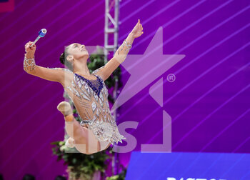 2021-05-29 - Duranti Agnese of Italy Group during the Rhythmic Gymnastics FIG World Cup 2021 Pesaro at Vitrifrigo Arena, Pesaro, Italy on May 29, 2021 - Photo FCI / Fabrizio Carabelli - RHYTHMIC GYMNASTICS WORLD CUP 2021 - GYMNASTICS - OTHER SPORTS