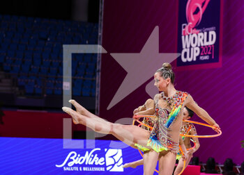 2021-05-29 - United States of America USA group team during the Rhythmic Gymnastics FIG World Cup 2021 Pesaro at Vitrifrigo Arena, Pesaro, Italy on May 29, 2021 - Photo FCI / Fabrizio Carabelli - RHYTHMIC GYMNASTICS WORLD CUP 2021 - GYMNASTICS - OTHER SPORTS