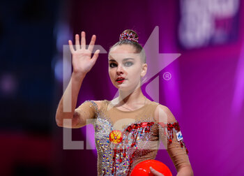 2021-05-30 - Averina Arina (RUS) during the Rhythmic Gymnastics FIG World Cup 2021 Pesaro at Vitrifrigo Arena, Pesaro, Italy on May 30, 2021 - Photo FCI / Fabrizio Carabelli - RHYTHMIC GYMNASTICS WORLD CUP 2021 - GYMNASTICS - OTHER SPORTS