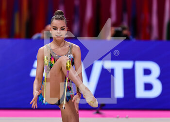 2021-05-30 - Averina Dina (RUS) during the Rhythmic Gymnastics FIG World Cup 2021 Pesaro at Vitrifrigo Arena, Pesaro, Italy on May 30, 2021 - Photo FCI / Fabrizio Carabelli - RHYTHMIC GYMNASTICS WORLD CUP 2021 - GYMNASTICS - OTHER SPORTS