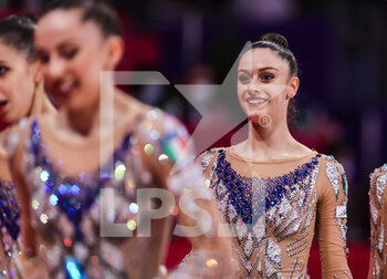 2021-05-30 - Duranti Agnese of Italy Group during the Rhythmic Gymnastics FIG World Cup 2021 Pesaro at Vitrifrigo Arena, Pesaro, Italy on May 30, 2021 - Photo FCI / Fabrizio Carabelli - RHYTHMIC GYMNASTICS WORLD CUP 2021 - GYMNASTICS - OTHER SPORTS