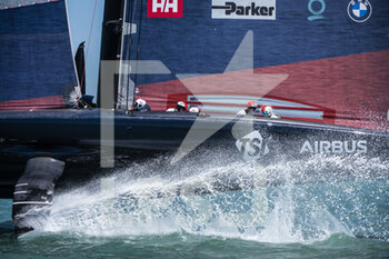 2020-12-16 - American Magic before the start of racing during the Prada America's Cup World Series Auckland Race Day One, on december 17 2020, Auckland, New Zealand. Photo: Chris Cameron / DPPI - PRADA AMERICA'S CUP WORLD SERIES 2020 & PRADA CHRISTMAS RACE 2020 - SAILING - OTHER SPORTS