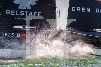 2020-12-16 - INEOS Team UK practice before racing during the Prada America's Cup World Series Auckland Race Day One, on december 17 2020, Auckland, New Zealand. Photo: Chris Cameron / DPPI - PRADA AMERICA'S CUP WORLD SERIES 2020 & PRADA CHRISTMAS RACE 2020 - SAILING - OTHER SPORTS