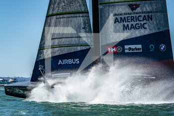 2020-12-16 - American Magic and INEOS Team UK, Race two during the Prada America's Cup World Series Auckland Race Day One, on december 17 2020, Auckland, New Zealand. Photo: Chris Cameron / DPPI - PRADA AMERICA'S CUP WORLD SERIES 2020 & PRADA CHRISTMAS RACE 2020 - SAILING - OTHER SPORTS