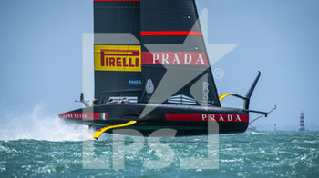 2020-12-16 - Luna Rossa Prada Pirelli Team before racing during the Prada America's Cup World Series Auckland Race Day Two, on december 1 2020, Auckland, New Zealand. Photo: Chris Cameron / DPPI - PRADA AMERICA'S CUP WORLD SERIES 2020 & PRADA CHRISTMAS RACE 2020 - SAILING - OTHER SPORTS