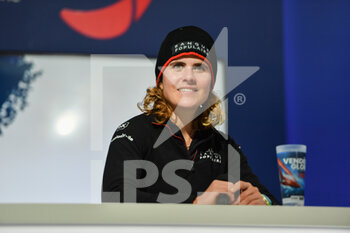 2021-02-01 - Clarisse Cremer (fra) press conference after finishing the VendÃ©e Globe 2020-2021 in 87 days 2 hours during the arrival of the 2020-2021 VendÃ©e Globe, 9th edition of the solo non-stop round the world yacht race, on February 3rd 2021 in Les Sables-d'Olonne, France - Photo Christophe Favreau / DPPI - ARRIVAL OF THE 2020-2021 VENDéE GLOBE, 9TH EDITION OF THE SOLO NON-STOP ROUND THE WORLD YACHT RACE - SAILING - OTHER SPORTS