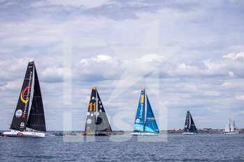 2021-05-28 - LinkedOut with Offshore Team Germany and 11th Hour Racing Team during the Ocean race Europe Prologue on May 28, 2021 off Lorient, France - Photo Thomas Deregnieaux / DPPI - OCEAN RACE EUROPE PROLOGUE 2021 - SAILING - OTHER SPORTS