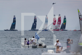 2021-06-05 - First start F50 from laft New Zeland, USA France, Japan, Denmark and Australia - SAIL GRAND PRIX 2021 (DAY 1) - SAILING - OTHER SPORTS