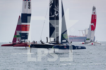 2021-06-05 - F50 In close-up USA with J. Spithill driver, left Great Britain, right Japan - SAIL GRAND PRIX 2021 (DAY 1) - SAILING - OTHER SPORTS