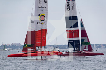 2021-06-05 - F50 crossing Spain and Great Britain - SAIL GRAND PRIX 2021 (DAY 1) - SAILING - OTHER SPORTS