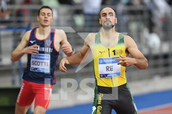 2021-06-10 - Re Davide (Italy) 400m with Scotti Edoardo (Italy) - WANDA DIAMOND LEAGUE 2021 - GOLDEN GALA PIETRO MENNEA - INTERNATIONALS - ATHLETICS