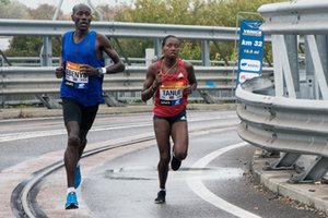 2018-10-28 - Tanui e Ebenyo Atletica Leggera Venice Marathon 2018 - VENICE MARATHON 2018 - MARATHON - ATHLETICS