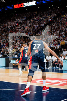 2021-07-10 - Rudy Gobert of France during the International Men's Friendly Basketball match between France and Spain on July 10, 2021 at AccorHotels Arena in Paris, France - Photo Melanie Laurent / A2M Sport Consulting / DPPI - INTERNATIONAL MEN'S FRIENDLY  MATCH - FRANCE VS SPAIN - FRIENDLY MATCH - BASKETBALL