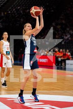 2021-07-10 - Marine Johannes of France controls the ball during the International Women's Friendly Basketball match between France and Spain on July 10, 2021 at AccorHotels Arena in Paris, France - Photo Antoine Massinon / A2M Sport Consulting / DPPI - WOMEN'S FRIENDLY MATCH - FRANCE VS SPAIN - FRIENDLY MATCH - BASKETBALL