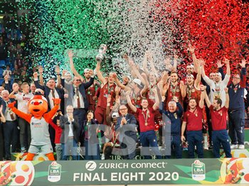 2020-02-16 - Premiazione della Umana Reyer Venezia vincitrice della Coppa Italia 2020 - FINAL EIGHT - FINALE - HAPPY CASA BRINDISI VS UMANA REYER VENEZIA - ITALIAN CUP - BASKETBALL