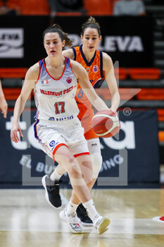 2021-03-18 - Haley Peters of ESBVA-LM during the Women's EuroCup, quarter-final basketball match between Valencia Basket and ESBVA-LM on March 18, 2021 at Fuente de San Luis pavilion in Valencia, Spain - Photo Ivan Terron / Spain DPPI / DPPI - VALENCIA BASKET AND ESBVA-LM - EUROCUP - BASKETBALL