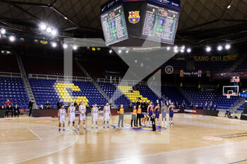 2020-10-01 - General inside view before the Turkish Airlines EuroLeague Basketball match between Fc Barcelona and CSKA Moscow on October 01, 2020 at Palau Blaugrana in Barcelona, Spain - Photo Javier Borrego / Spain DPPI / DPPI - FC BARCELONA VS CSKA MOSCOW - EUROLEAGUE - BASKETBALL