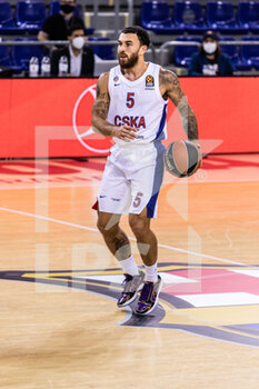 2020-10-01 - Mike James of CSKA Moscow during the Turkish Airlines EuroLeague Basketball match between Fc Barcelona and CSKA Moscow on October 01, 2020 at Palau Blaugrana in Barcelona, Spain - Photo Javier Borrego / Spain DPPI / DPPI - FC BARCELONA VS CSKA MOSCOW - EUROLEAGUE - BASKETBALL