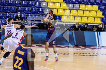 2020-10-01 - Alex Abrines of Fc Barcelona during the Turkish Airlines EuroLeague Basketball match between Fc Barcelona and CSKA Moscow on October 01, 2020 at Palau Blaugrana in Barcelona, Spain - Photo Javier Borrego / Spain DPPI / DPPI - FC BARCELONA VS CSKA MOSCOW - EUROLEAGUE - BASKETBALL