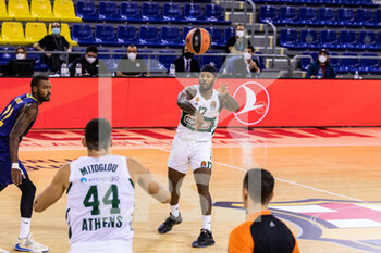 2020-10-15 - Marcus Foster of Panathinaikos OPAP during the Turkish Airlines EuroLeague basketball match between Fc Barcelona and Panathinaikos OPAP on October 15, 2020 at Palau Blaugrana in Barcelona, Spain - Photo Javier Borrego / Spain DPPI / DPPI - FC BARCELONA VS PANATHINAIKOS OPAP - EUROLEAGUE - BASKETBALL