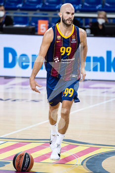 2020-10-23 - Nick Calathes of FC Barcelona during the Turkish Airlines EuroLeague basketball match between Fc Barcelona and Real Madrid on October 23, 2020 at Palau blaugrana in Barcelona, Spain - Photo Marc Gonzalez Aloma / Spain DPPI / DPPI - FC BARCELONA VS REAL MADRID - EUROLEAGUE - BASKETBALL
